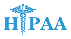 A logo of HIPAA