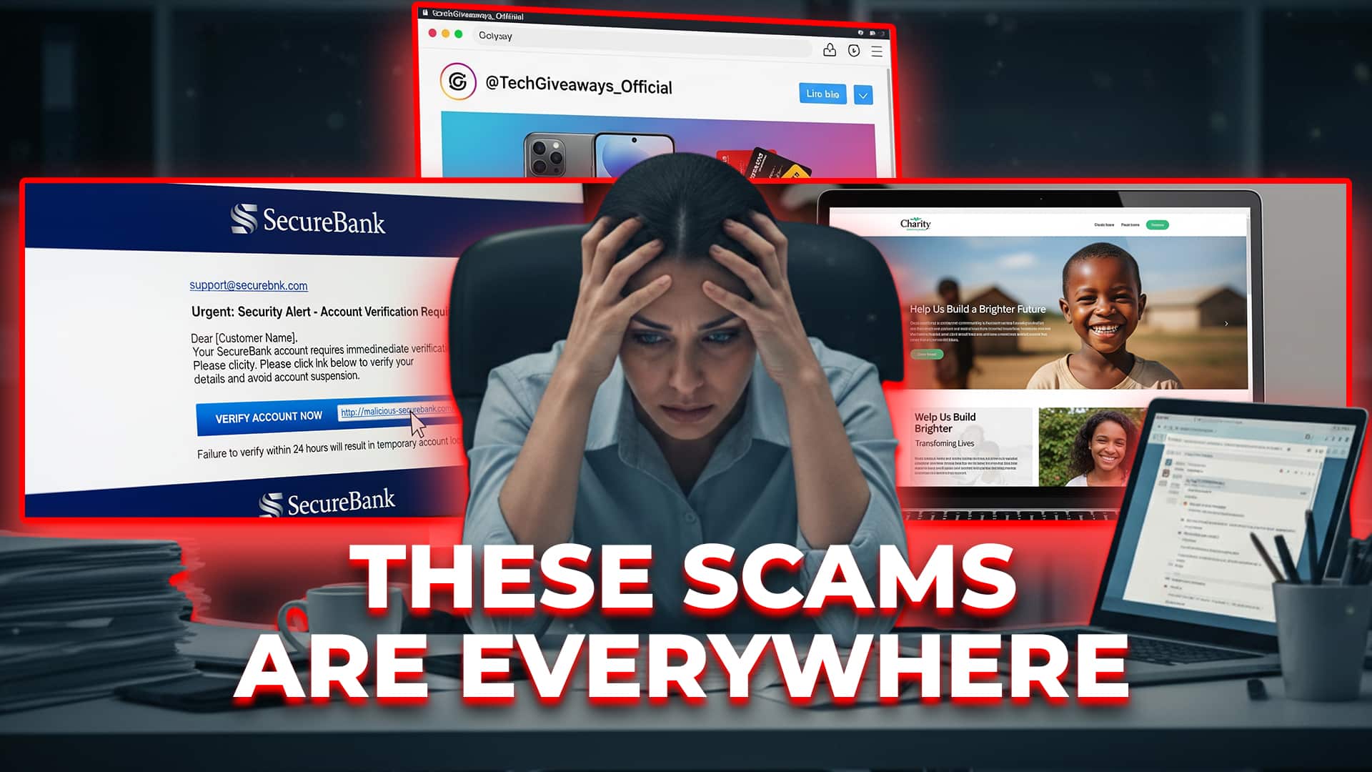 Scams are everywhere