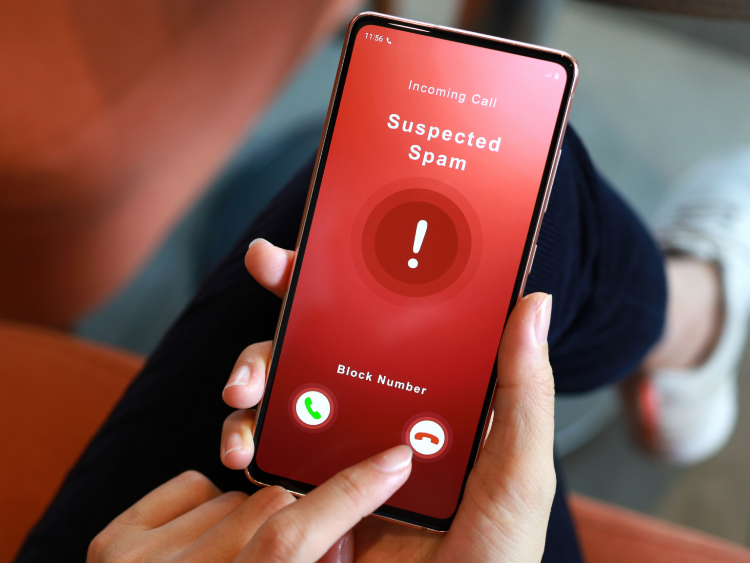 what happens if you answer a spam risk call