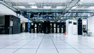 Server Support Services in Idaho-Rack with Cables and Lights
