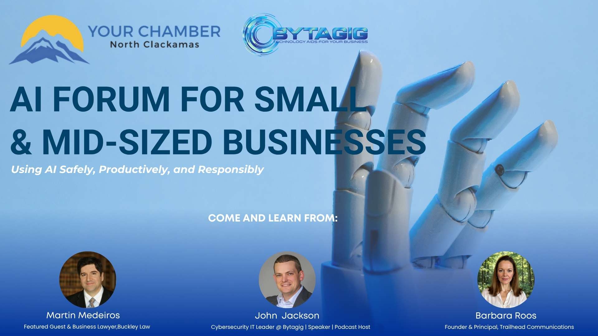 AI FORUM FOR SMALL & MID-SIZED BUSINESSES